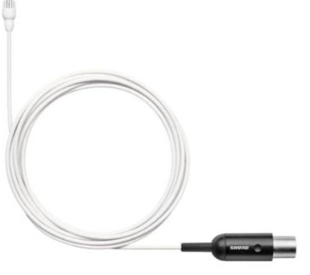 Shure OMNI LAV, HI SENS, MTQG,WHITE – TL46W/O-MTQG