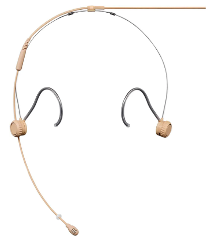 Shure TH53T/O-LEMO TwinPlex TH53 Microphone casque omnidirectionnel subminiature avec LEMO3 - Tan