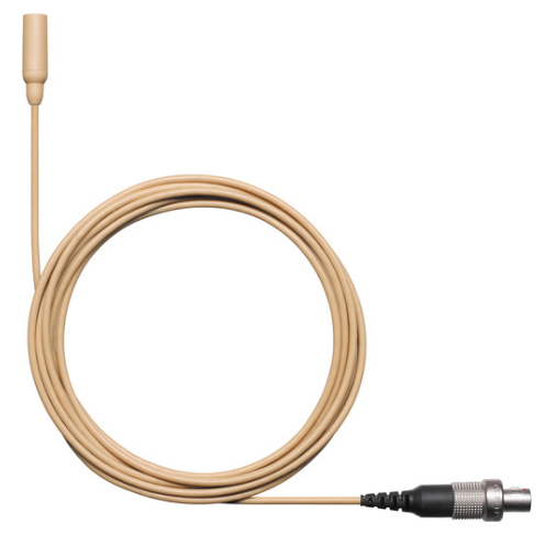 Shure TwinPlex TL48 Omnidirectional Lavalier Microphone (3-Pin LEMO, Tan)