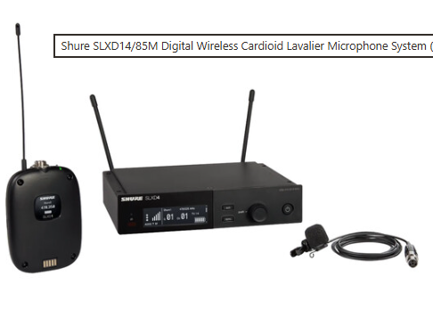 SINGLE BP SYS W/ WL185 LAV 470-514MHz SLXD14E/85-G59