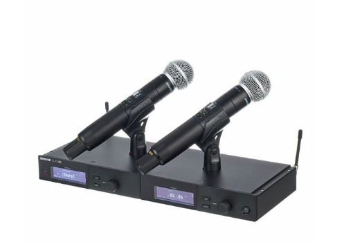 DUAL HH SYS W/ SM58 MIC 470-514MHz SLXD24DE/SM58-G59