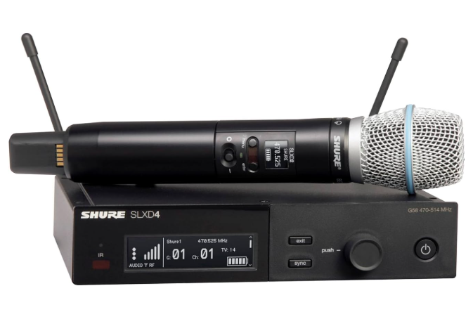 SINGLE HH SYS W/ BETA87A MIC 470-514MHz SLXD24E/B87A-G59