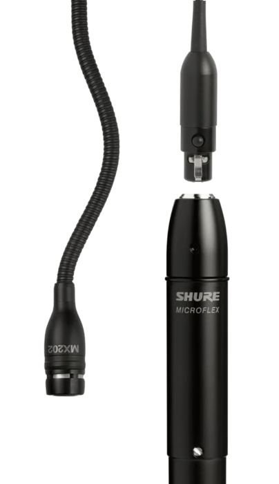 Microflex® Overhead Black XLR Cardioid MX202B/C