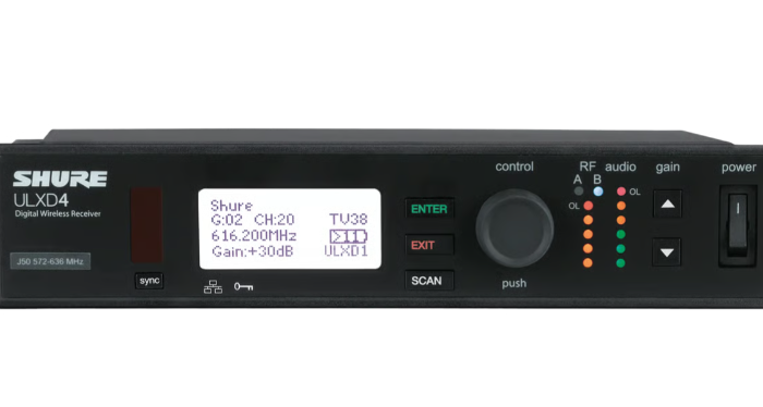 ULXD4 WIRELESS RECEIVER ULXD4E-H51