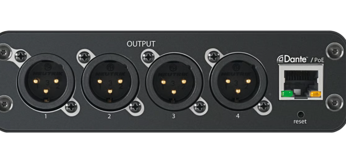 4CH MIC/LINE OUT-DNTE,1/3RU,XLR ANI4OUT-XLR